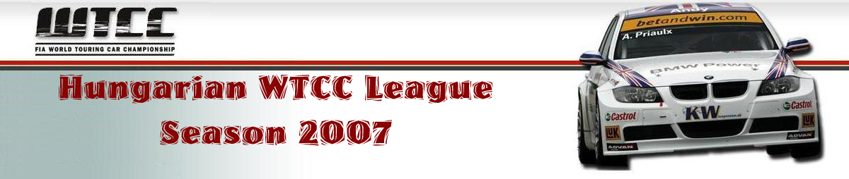 Hungarian WTCC League 2007